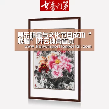 娱乐明星与文化节目成功“联姻”|开云体育首页(图3) 开云体育